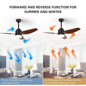 Wholesale 3 Blade 65W 120V Electric Remote Control Ceiling Fan Light 47 Inch Ceiling Fan from china suppliers