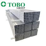 Hot selling ERW steel square tubing standard sizes, pre zinc coated square