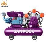 Rotary Piston Compressor Belt Driven Industrial Air Compressor Machine Mobile