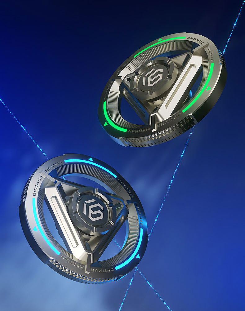 Gender-Neutral Luminous Fidget Spinners Metal Hand Spinner for Stress Relief Toy