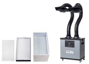 Wholesale Cleaning Purifier Soldering Fume Extractor With Two Arms 75mm Diameter Pipe from china suppliers