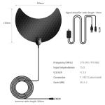 Private Mold 330*300 Indoor TV Antenna Amplifier for 1080P High Definition DVB-T