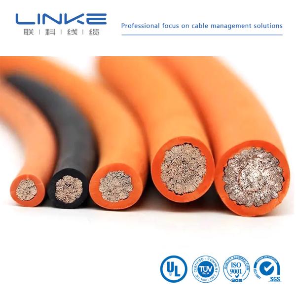 Tinned Copper Silicone Rubber Cable UL3858 High Voltage Power Cable Soft