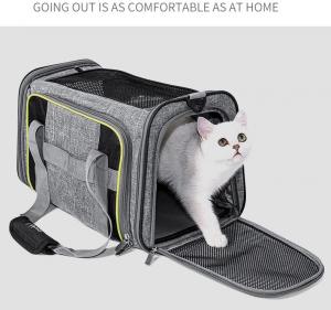 Wholesale Outdoor Expandable Airline Approved Pet Carrier Bag Cat Bag For Travel from china suppliers