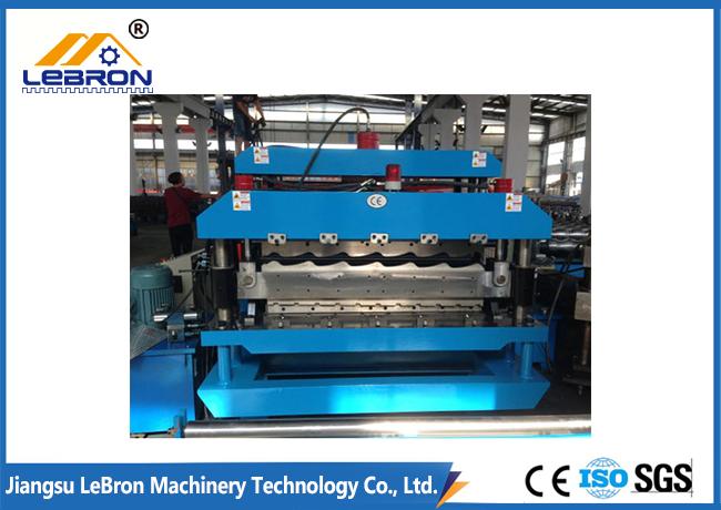PLC control automatic new floor deck roll forming machine 2018 new type roof tile machine