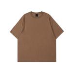 OEM maufactory Custom Tshirt 100% Pure Cotton Short Sleeved Summer Casual High