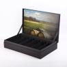 Buy cheap Tailered Rigid Black Paper With Texture 6 Bottle Wine Packaging Box With from wholesalers