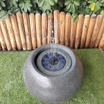 3W Lighted Wall Solar Floating Bird Bath Pump Output DC 4.5-12V for Garden Pond