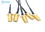 Extension SMA Female Bulkhead RF Cable Assemblies To 1.37 Mm Cable Ufl IPX RF