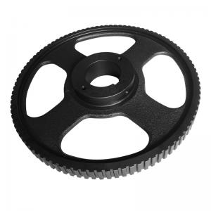 Wholesale Yellow HT250 Gray Cast Iron Synchronous Wheel Timing Belt Pully from china suppliers