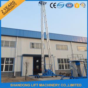 Wholesale Hydraulic Mobile Telescopic Ladder Aerial Work Platform Lift With 150kgs Loading 19m Height from china suppliers