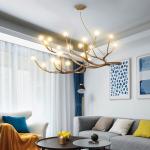 Living room Bedroom Wooden Tree Branch decorative lustre pendant home Chandelier