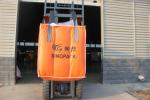 Open Top Flat Bottom FIbc Shipping Container With 4 Corner Handle , 1000 KG
