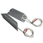 100W Aluminum Wire Wound Resistor Braking Power Metal Shell Case