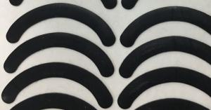 Wholesale Polytetrafluoroethylene PTFE Mouse Skates Replacement Curve Shape from china suppliers