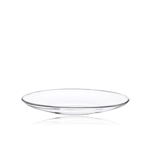 High Quality Clear Transparent Coffee Set Coffee Mug Plate Set