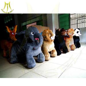 Wholesale Hansel kids rides amusement machines plush animal electric scooterelectric ride on horse toy rideable animal from china suppliers