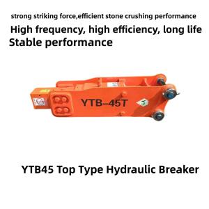 Wholesale YTB45 Top Type Hydraulic Breaker 45 Chisel Suit 1.2-3.0 Tons Excavator from china suppliers