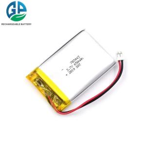 Wholesale 703443 Lithium Polymer Battery Pack 3.7v 650mah from china suppliers