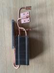 200W Customize Copper Pipe Heat Sink / High Density Copper Aluminum Fin Heat