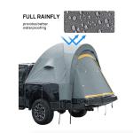 Outdoor 2.17*1.60*1.70M Grey PU2000 Waterproof Polyester 2Person Pickup Camping