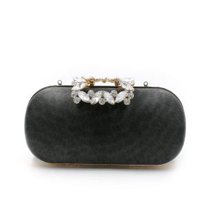 Wholesale Glitter Stone Clasp Oval Shape Box Clutch Frame Purse Clutch Frame from china suppliers