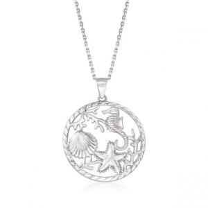 Wholesale Ross-Simons Sterling Silver Sea Life  Jewelry Pendant Necklace from china suppliers