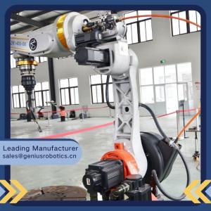 China 1400mm Robotic Aluminum Welding Aluminum Mig Welding Robot Long Service Life For Truss on sale