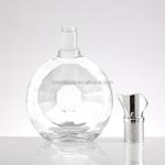 Shandong Yuncheng Super Flint Glass 700ml Empty Round Glass Mini Liquor Bottle
