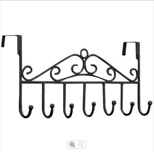 Wholesale 17 Inches Metal Door Hanger Hook Clothing 7 Hook Coat Rack from china suppliers