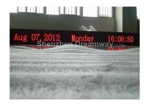 China Waterproof Programmable LED Moving Message Display 10mm , 1920mm × 320mm on sale