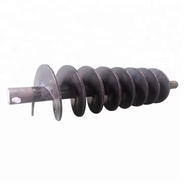 Rust-Resistant High Tensile Strength Earth Auger with Flexible Design for Tractor-Mounted Drilling in Hard and Frozen Soil