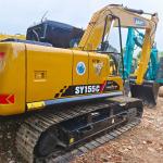 15 TON SANY155C Tracked Digger Used Hydraulic Excavator Made in Second Hand
