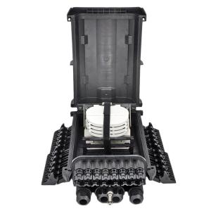 Wholesale Horizontal IP68 Pole Fiber Optic Socket Panel 155mm Ftth Fiber Optic Termination Box from china suppliers