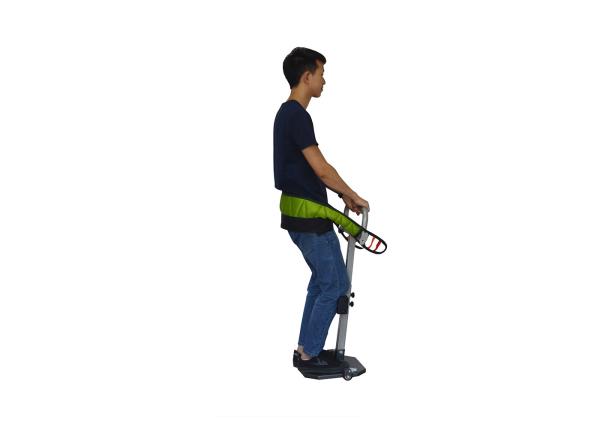 Black Color Portable Patient Lifting Devices , Patient Lifts For Small Spaces