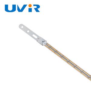 Wholesale Glass tube Infrared Quartz Heater Lamp 400V 3000W with Gold Coating Reflector from china suppliers