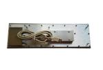 67 Keys Arabic All Metal Keyboard, Raised Buttons Keyboard With Built In