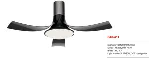 Wholesale Stylish 48 Inch Remote Dimming LED DC Fan Reversible Ceiling Fan Timer Air Cooling from china suppliers