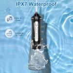 Rechargeable Cordless Water Flosser 2500mAh Battery Pressure Adjustment For