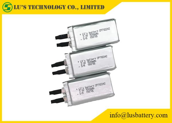 CP702242 Thin Battery for RF transmitter 3.0v 1500mah flat limno2 batteries