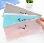 Leather PVC Promotional Bag Customized Color For Pencil Stationery
