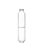 Bulk 25ml Clear Tubular Glass Vials With Rubber Stopper Silk Screen Printing