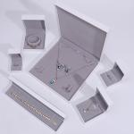 Rectangle Shape Handmade Cardboard Jewelry Box For Necklace Bracelet Ring Set
