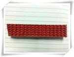 Red PVC Super Grip Belt Corrugated Belt abrasion resistance For Textile