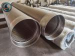 14" Ss316l Water Well Screen Pipe With Male / Female Threaded Ends