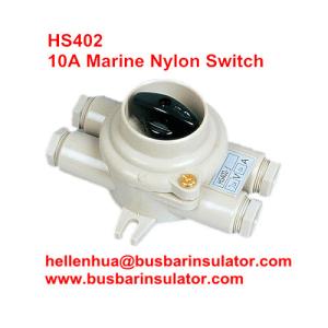Wholesale 10A marine nylon boat accessories switch HS402 electricial connectors handware in bulk from china suppliers