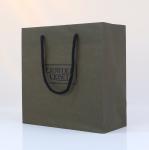 Hand Length Handle Gravure Printing Cardboard Paper Gift Bag Packaging for