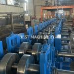 Galvanized Steel Cz Purlin Forming Machine Auto Change Size Lipped Channel