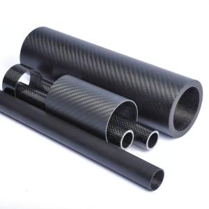 Wholesale OD 45mm X ID 41mm X 500MM Roll Wrapped Carbon Fiber Tube 3K Twill Glossy from china suppliers