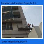 Window cleaning cradle power coating steel temporary suspended platform gondola